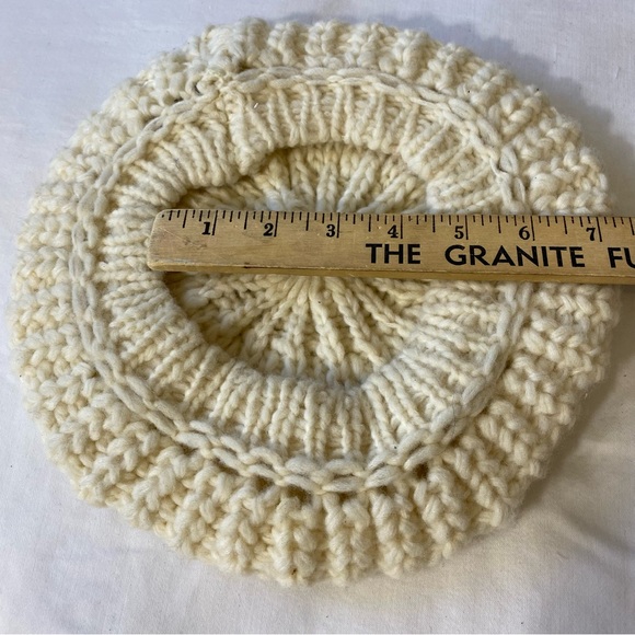 Cintelli e Galluzzo Knit slouchy beret made in Italy Wool blend - Picture 6 of 6